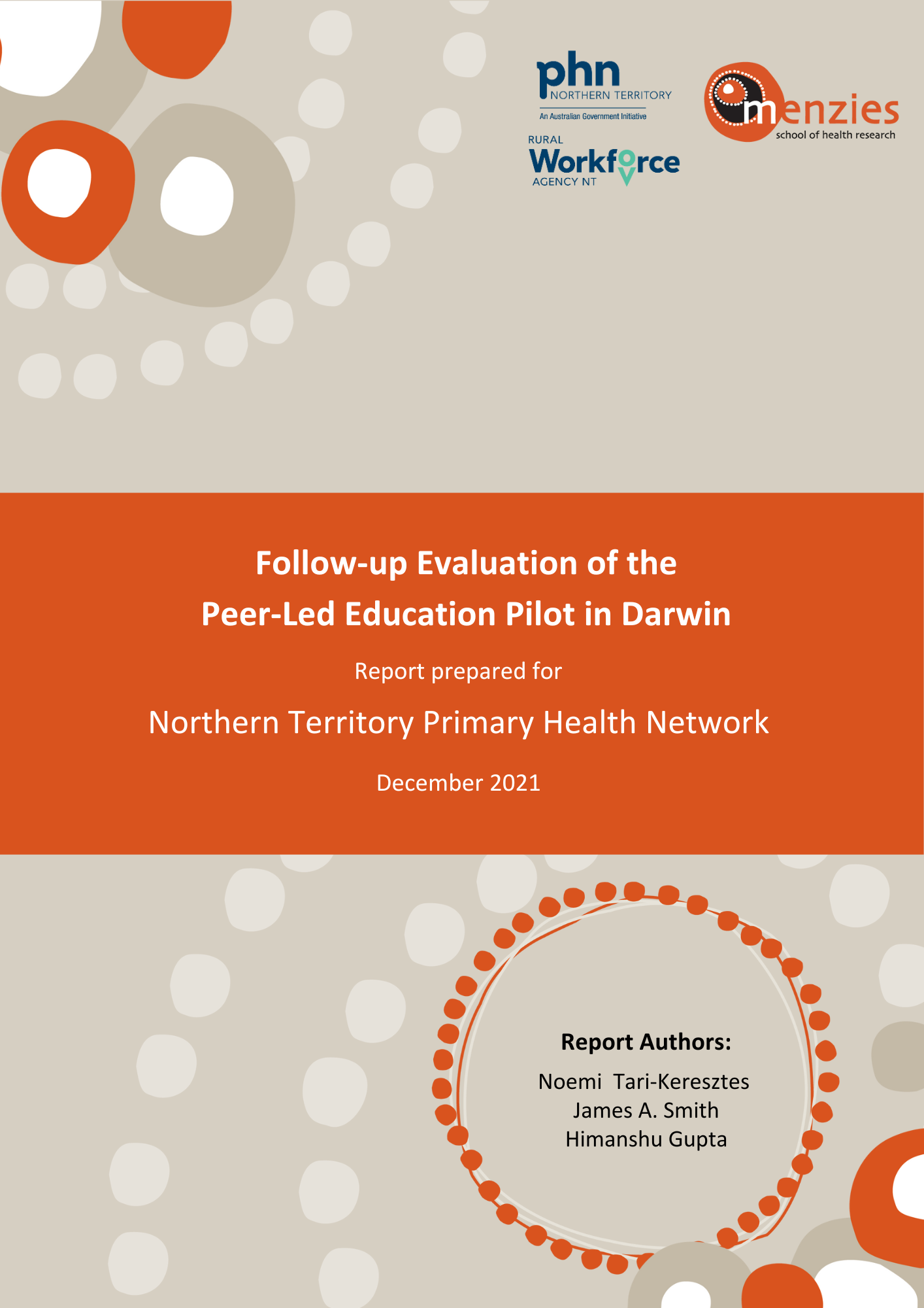 Follow-up evaluation report cover